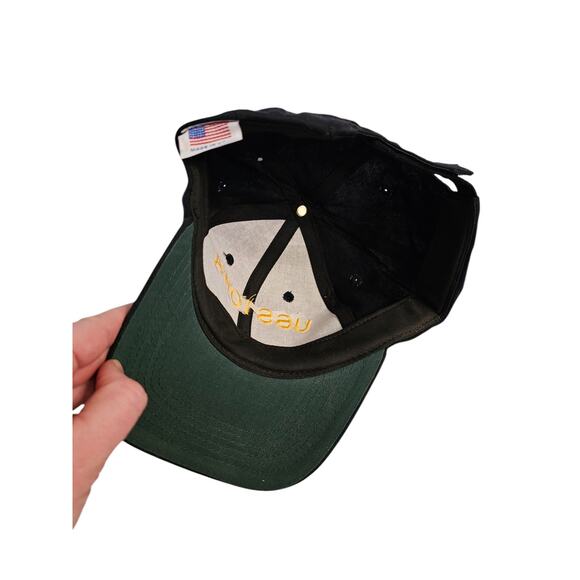 USS Iowa BB-61 Mens Baseball Hat Vintage Made In USA Black USN, Strapback - Picture 4 of 4